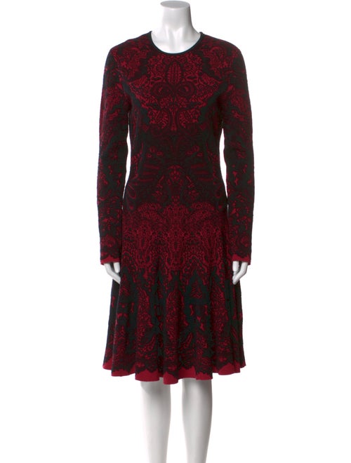 Alexander McQueen Wool Knee-Length Dress