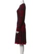 Alexander McQueen Wool Knee-Length Dress