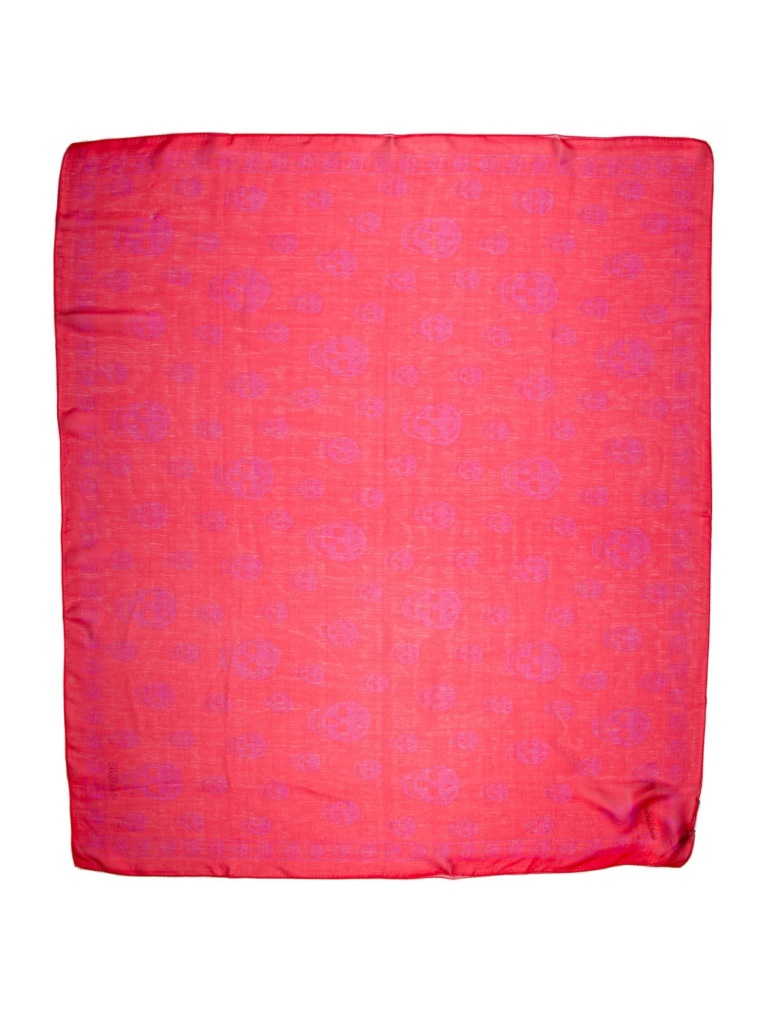 Alexander McQueen Silk Printed Scarf