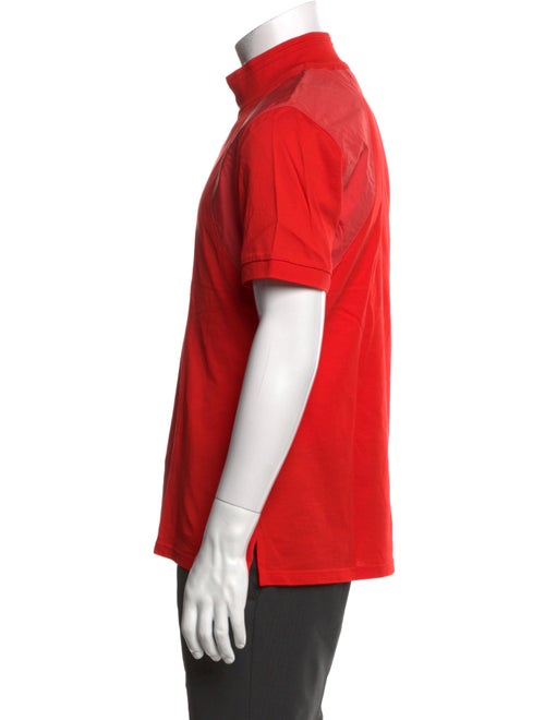 Alexander McQueen Collar Short Sleeve Polo Shirt