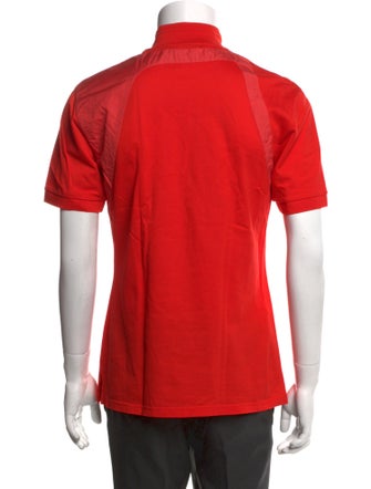 Alexander McQueen Collar Short Sleeve Polo Shirt