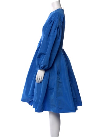 Alexander McQueen Crew Neck Knee-Length Dress