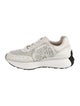 Alexander McQueen Leather Mesh Accents Sneakers