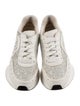 Alexander McQueen Leather Mesh Accents Sneakers
