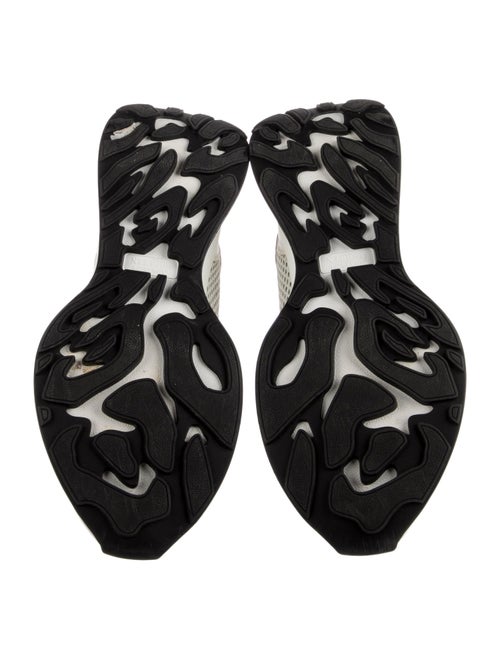 Alexander McQueen Leather Mesh Accents Sneakers