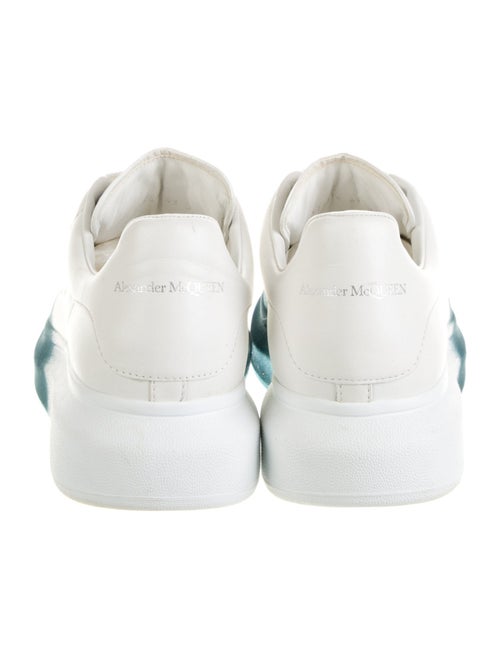 Alexander McQueen Leather Colorblock Pattern Chunky Sneakers