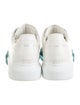 Alexander McQueen Leather Colorblock Pattern Chunky Sneakers