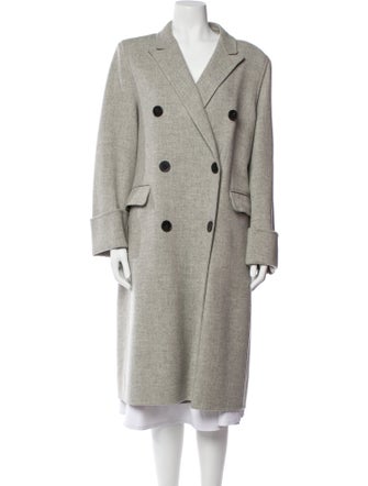 Alexander McQueen 2015 Virgin Wool Trench Coat