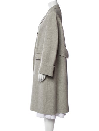 Alexander McQueen 2015 Virgin Wool Trench Coat