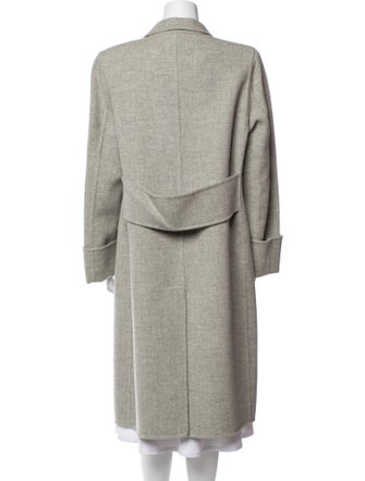 Alexander McQueen 2015 Virgin Wool Trench Coat
