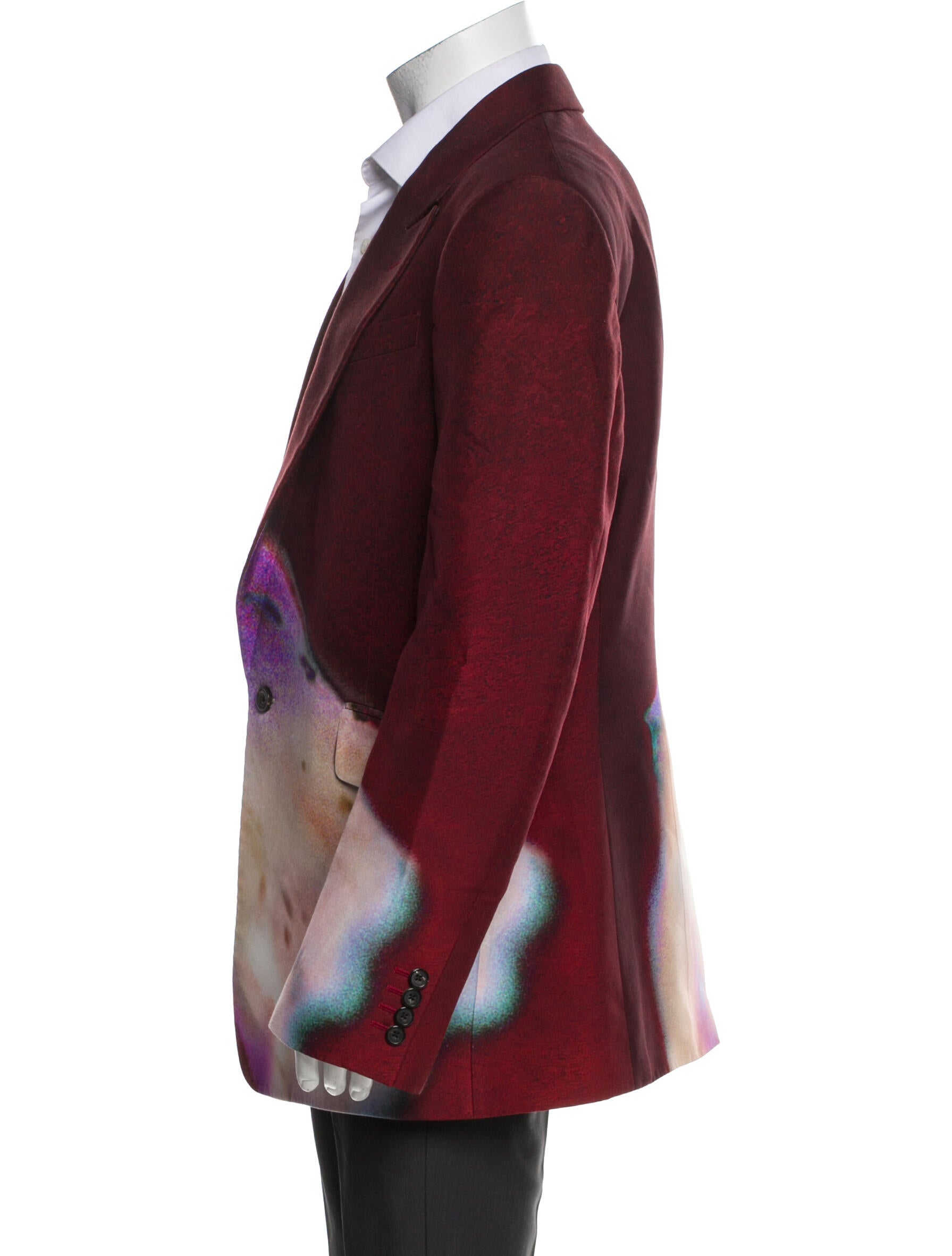 Alexander McQueen Tie-Dye Print Blazer