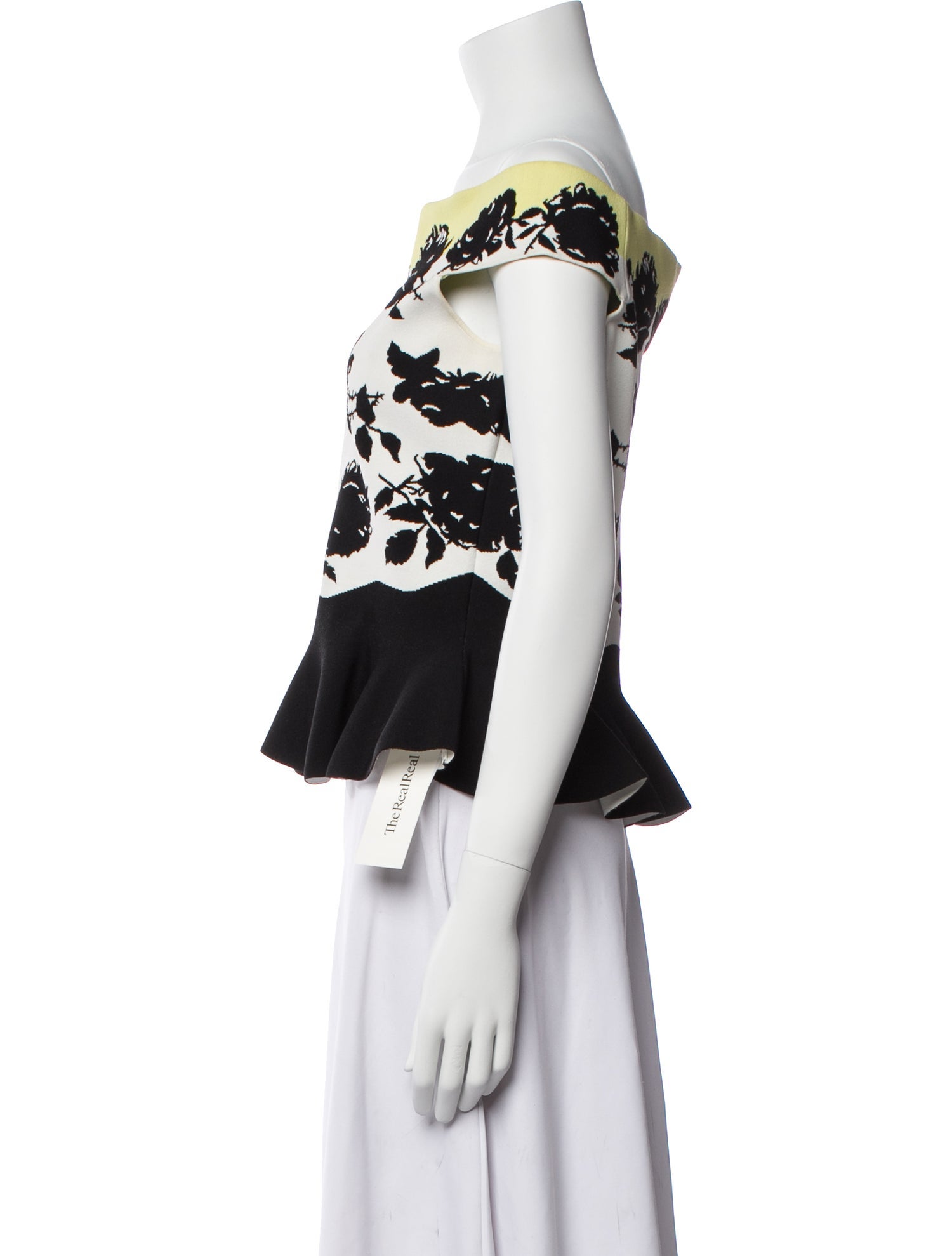 Alexander McQueen 2017 Printed Crop Top