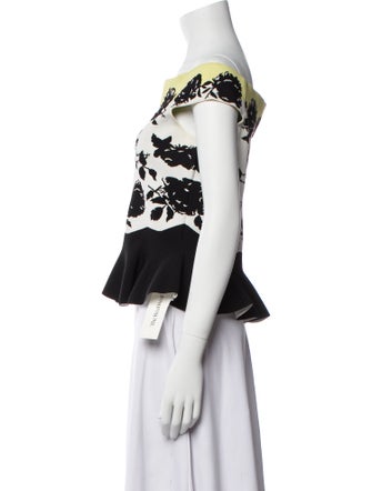 Alexander McQueen 2017 Printed Crop Top