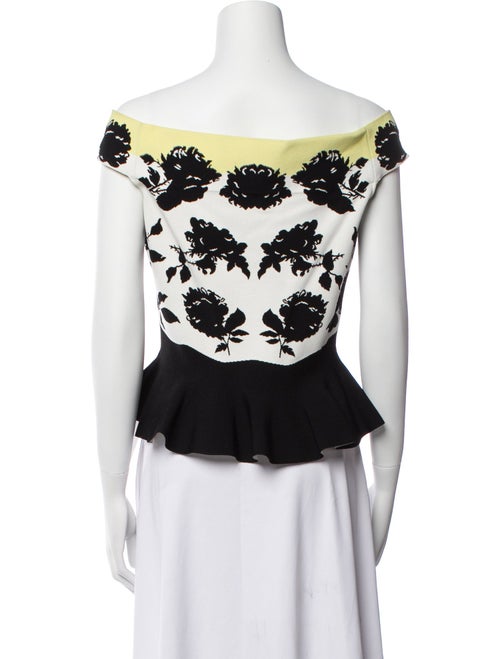 Alexander McQueen 2017 Printed Crop Top