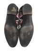 Alexander McQueen Suede Floral Print Loafers
