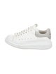Alexander McQueen Leather Glitter Accents Sneakers