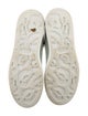 Alexander McQueen Leather Glitter Accents Sneakers