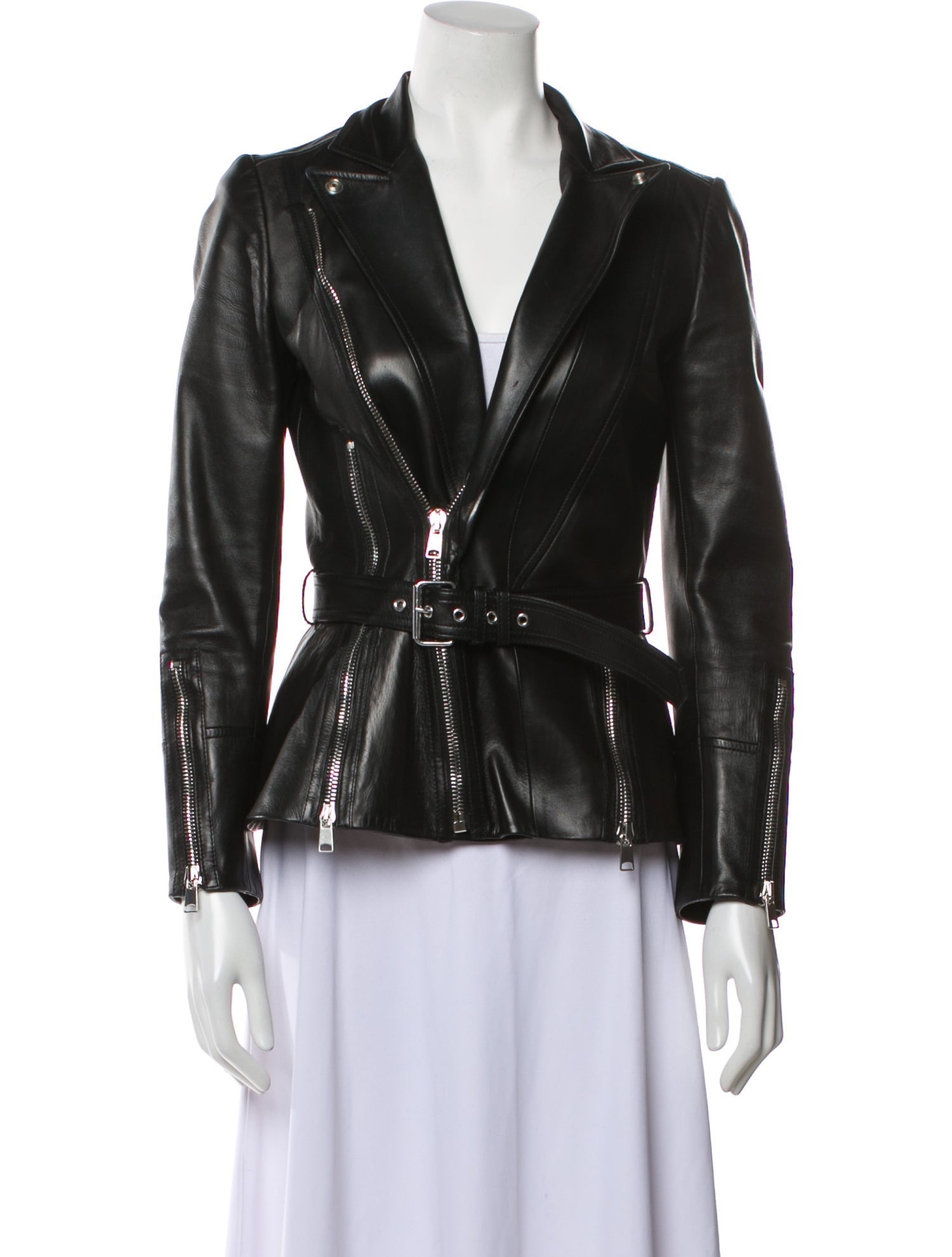 Alexander McQueen Leather Biker Jacket