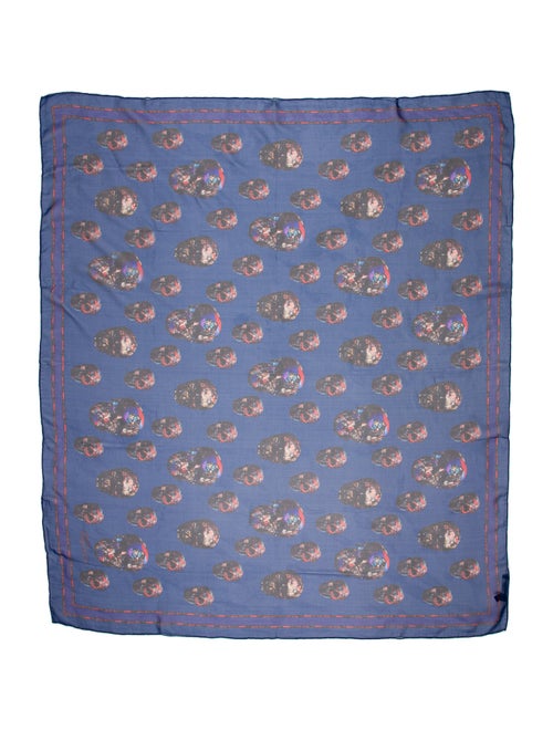 Alexander McQueen Silk Skull Scarf