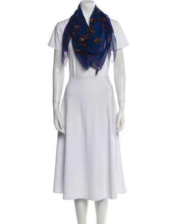 Alexander McQueen Silk Skull Scarf