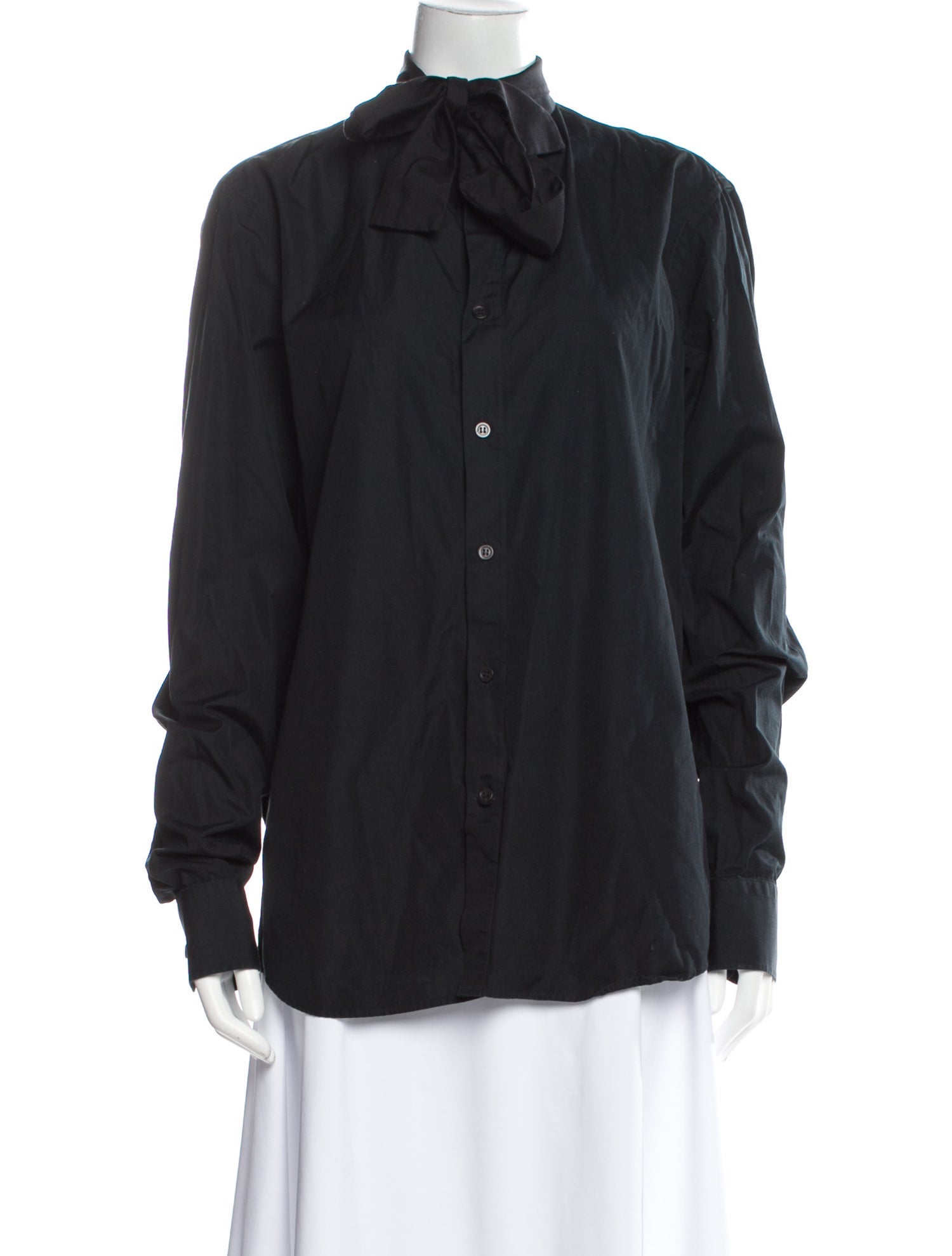 Alexander McQueen 2014 Mock Neck Button-Up Top w/ Tags