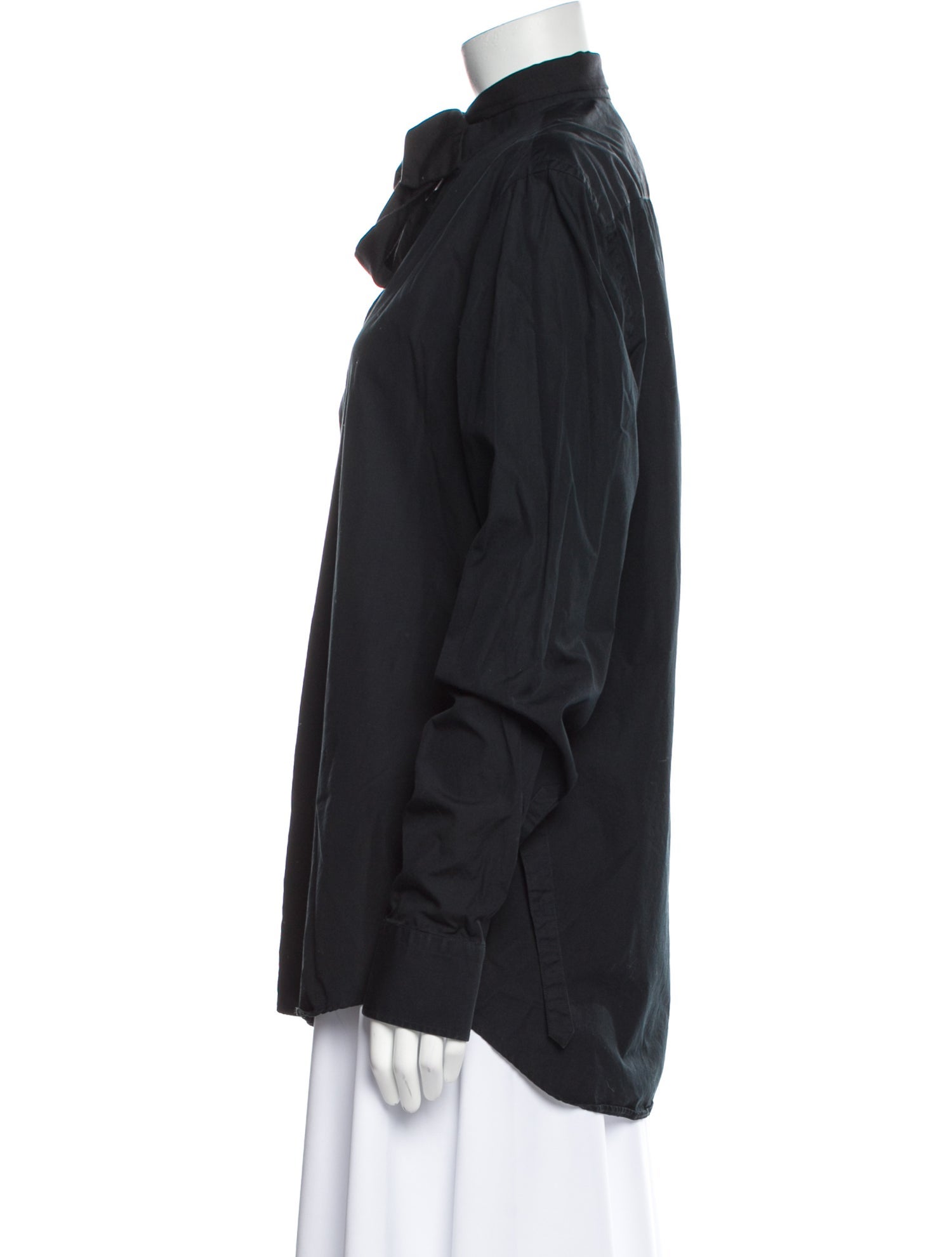 Alexander McQueen 2014 Mock Neck Button-Up Top w/ Tags