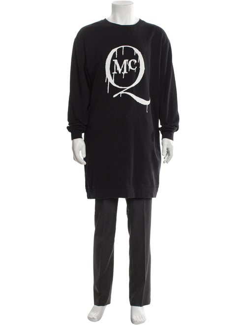 McQ Alexander McQueen Graphic Print Crew Neck Sweatshirt