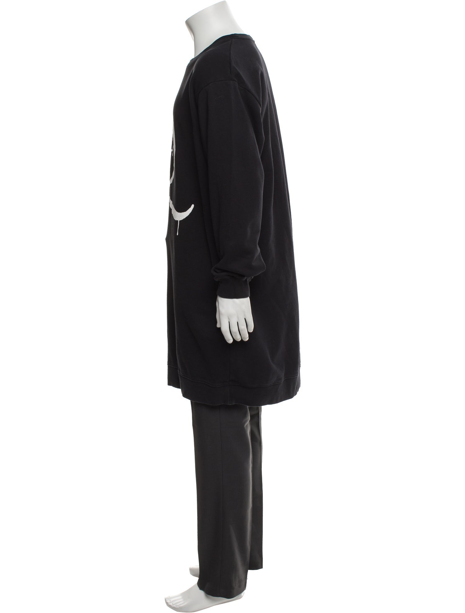 McQ Alexander McQueen Graphic Print Crew Neck Sweatshirt