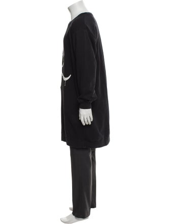 McQ Alexander McQueen Graphic Print Crew Neck Sweatshirt