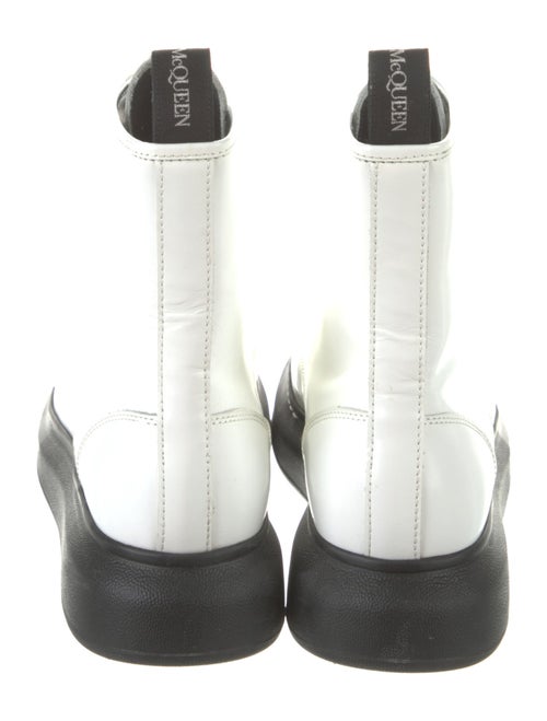 Alexander McQueen Leather Combat Boots