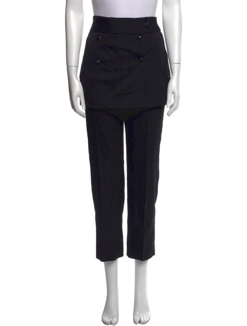 Alexander McQueen Wool Straight Leg Pants