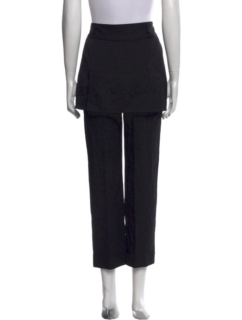 Alexander McQueen Wool Straight Leg Pants