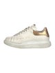 Alexander McQueen Leather Colorblock Pattern Sneakers