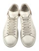 Alexander McQueen Leather Colorblock Pattern Sneakers