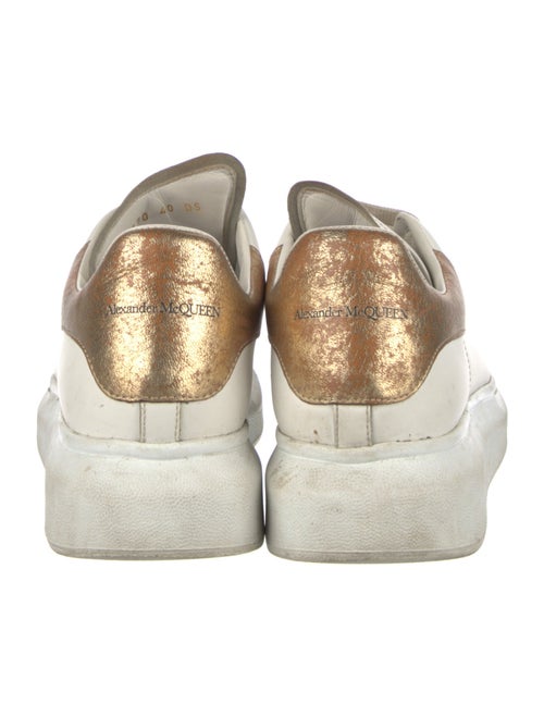 Alexander McQueen Leather Colorblock Pattern Sneakers