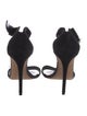 Alexander McQueen Suede Crystal Embellishments Sandals