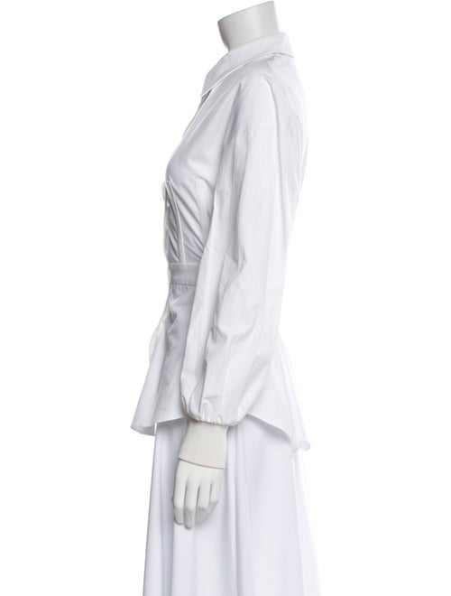 Alexander McQueen Long Sleeve Button-Up Top