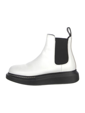 Alexander McQueen Leather Chelsea Boots