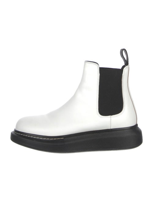 Alexander McQueen Leather Chelsea Boots