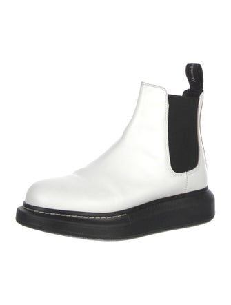 Alexander McQueen Leather Chelsea Boots