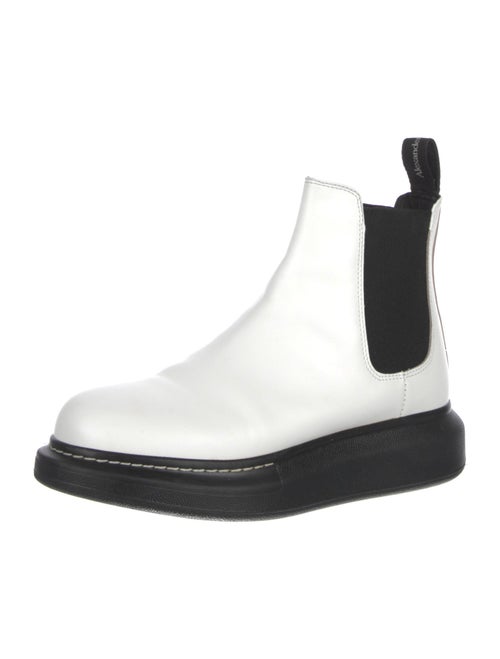 Alexander McQueen Leather Chelsea Boots