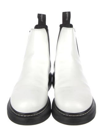 Alexander McQueen Leather Chelsea Boots