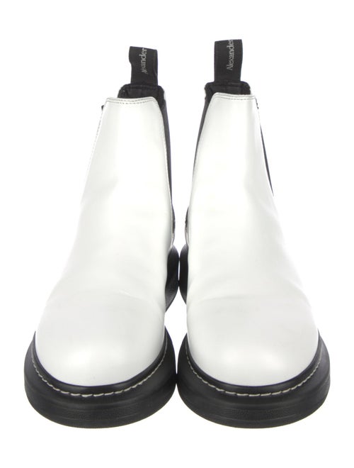 Alexander McQueen Leather Chelsea Boots