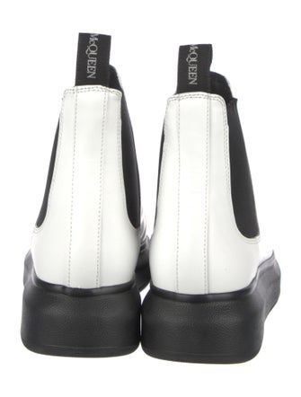 Alexander McQueen Leather Chelsea Boots