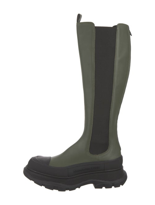 Alexander McQueen Leather Rain Boots