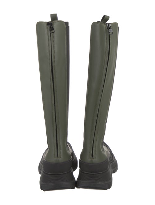 Alexander McQueen Leather Rain Boots