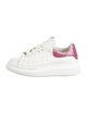 Alexander McQueen Leather Mesh Accents Sneakers