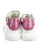 Alexander McQueen Leather Mesh Accents Sneakers