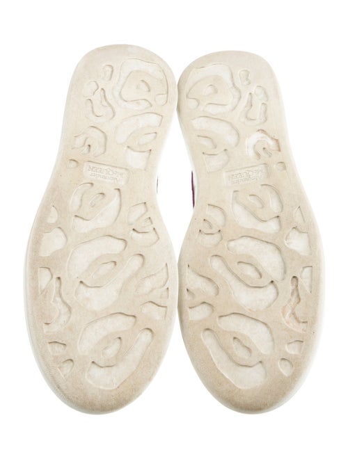 Alexander McQueen Leather Mesh Accents Sneakers