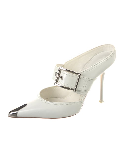 Alexander McQueen Leather Slingback Pumps